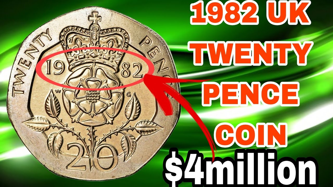 Elizabeth II 20 Pence 1982 – Britain’s Iconic Seven-Sided Coin