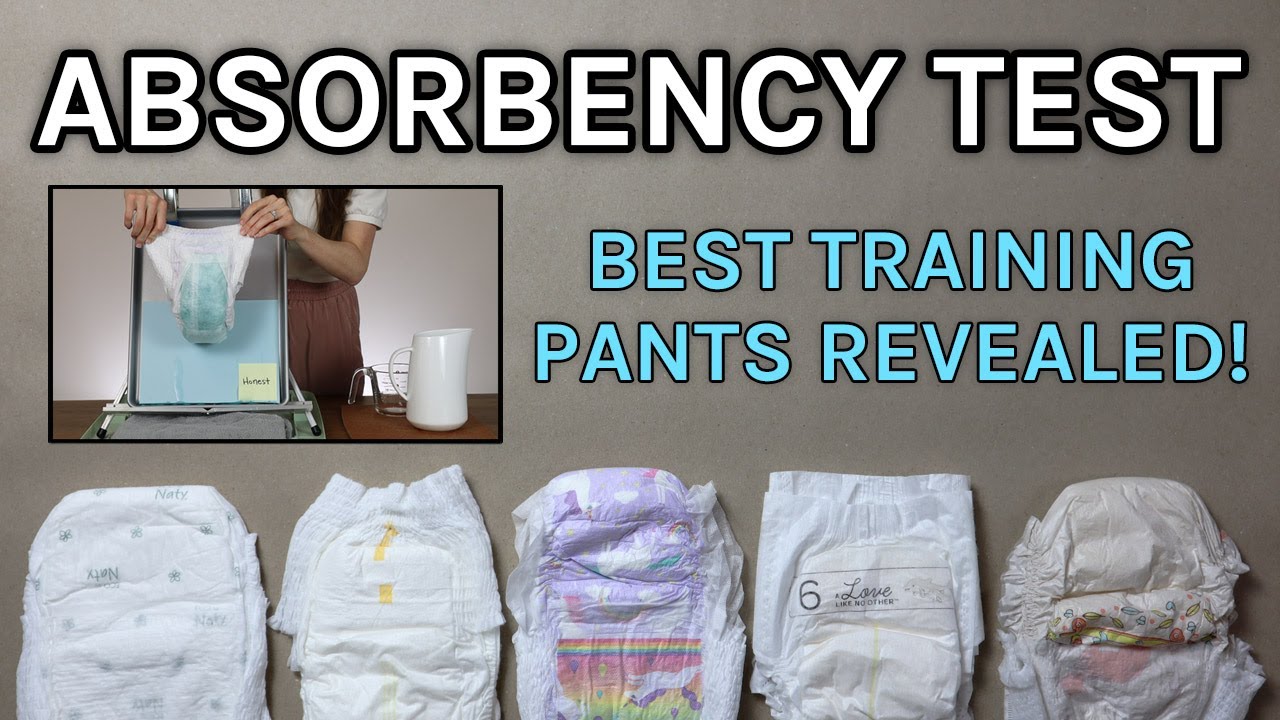 Disposable Training Pants Absorbency Test: Which Brand Holds the Most Liquid?