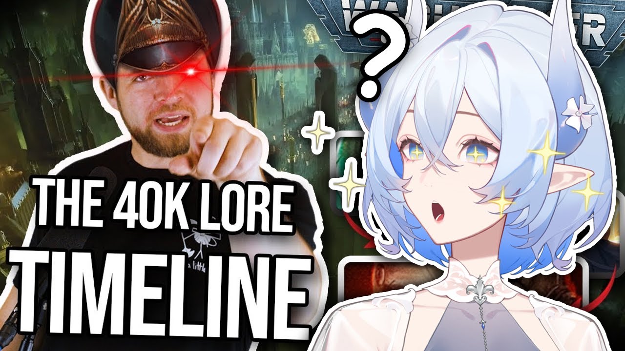 Vtuber's First Time Learning Warhammer 40K Lore | What is Warhammer 40,000? | Bricky Reaction