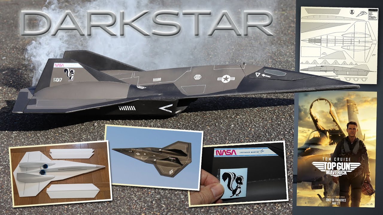 Darkstar - Construisez l'avion de Top Gun Maverick (Tuto DIY)
