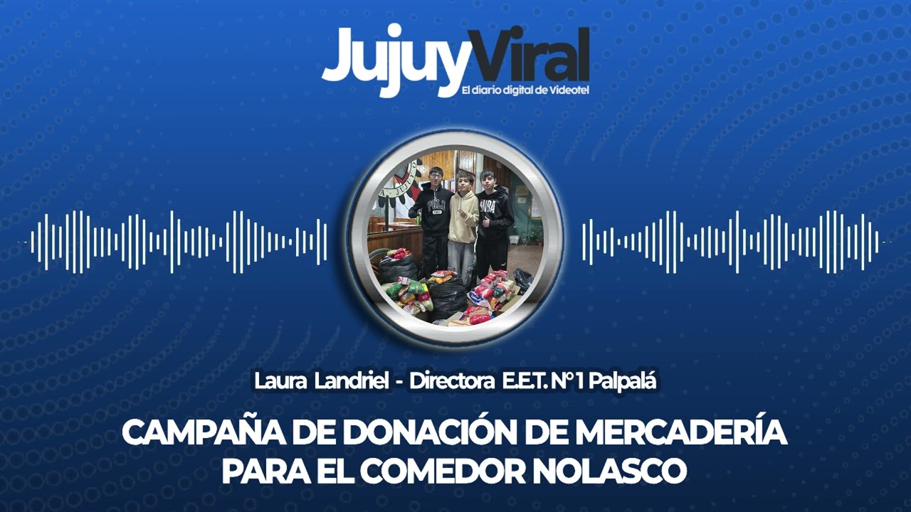 Estudiantes palpale&ntilde;os realizaron una donaci&oacute;n solidaria al comedor Nolasco
