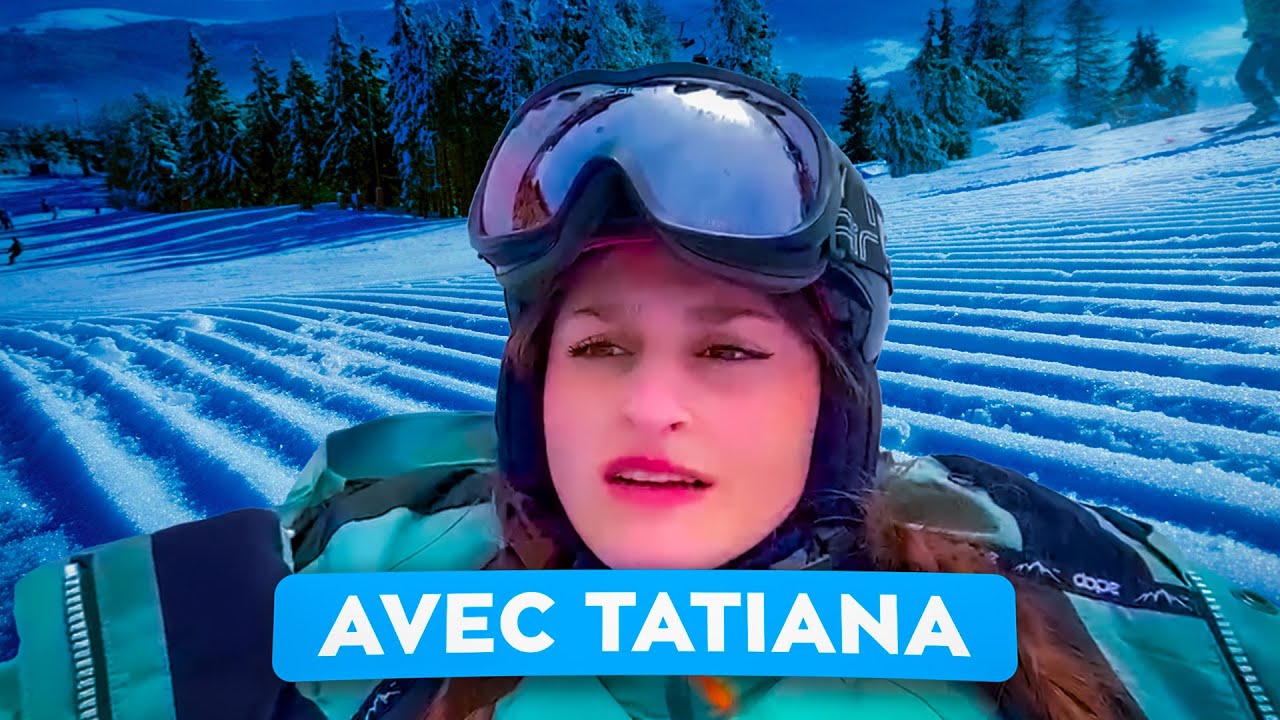 JE SUIS AU SKI AVEC @tatiana_tv ET ENZO !!