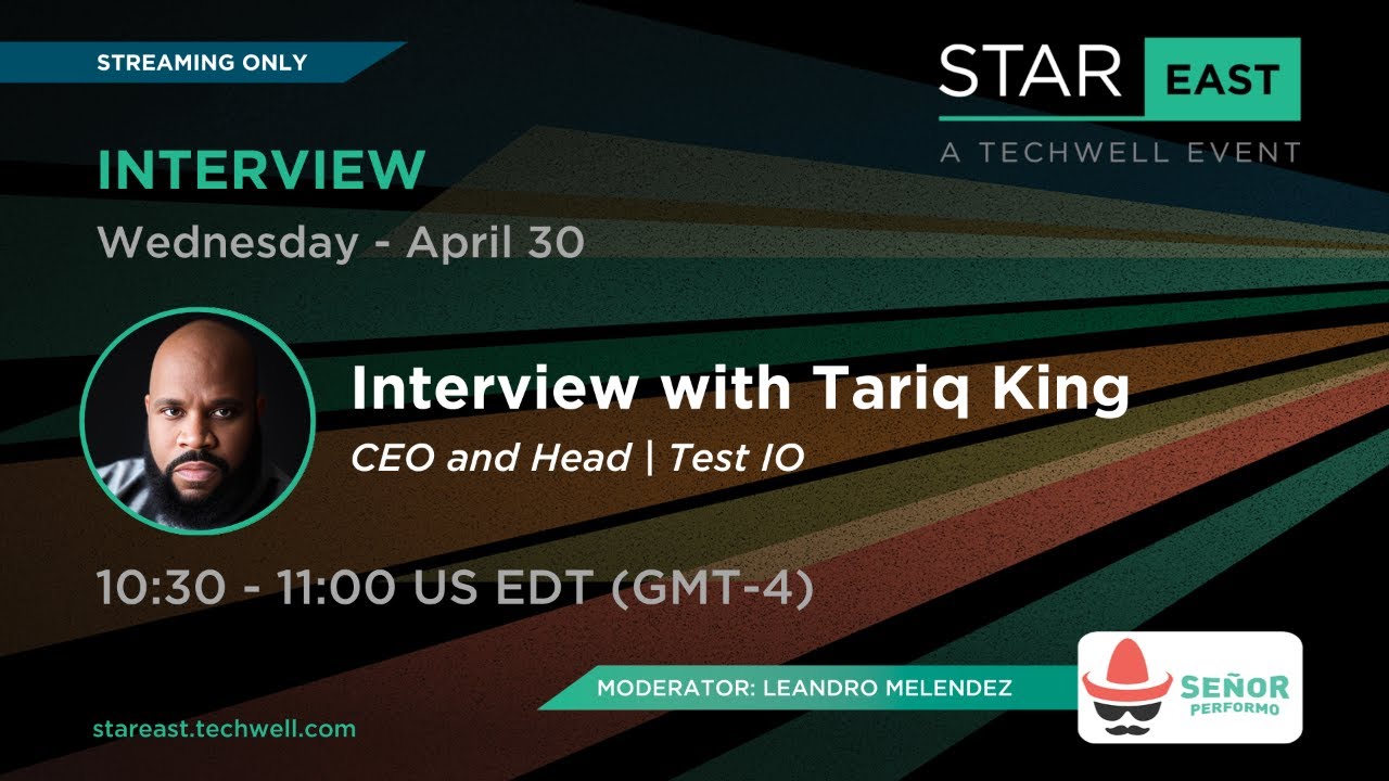 Interview with Tariq King from #STAREAST 25
