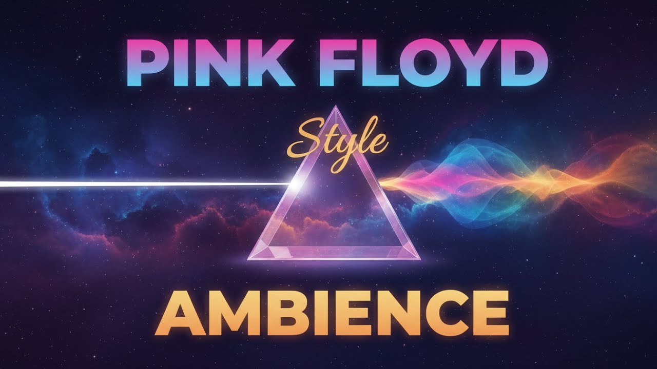 PINK FLOYD STYLE DEEP RELAXATION ★No Ads★ Dreamy Guitar & Soft Pads