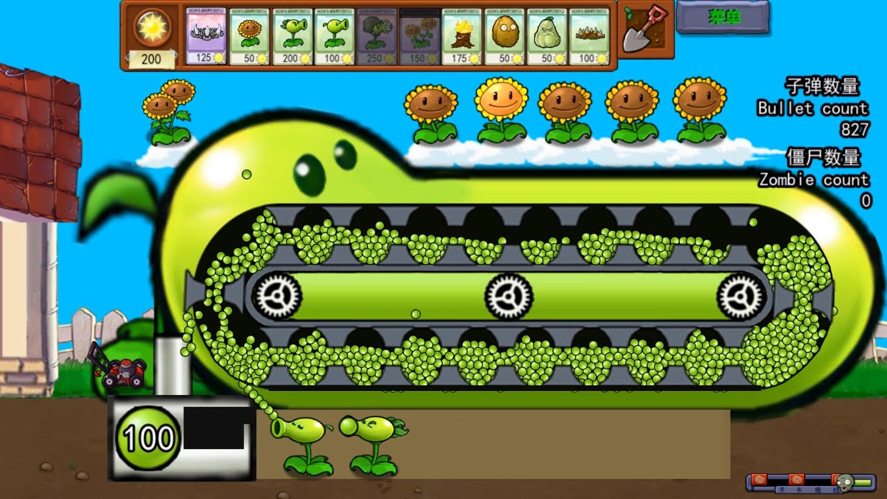 Strongest Fusion Plant. 422 Plants Vs. Zombies PvZ Plus pvz funny moments