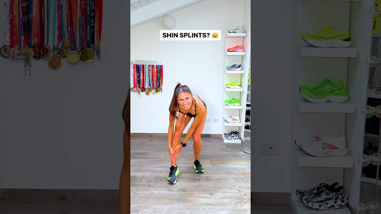HOW TO PREVENT SHIN SPLINTS 👍 SAVE and SHARE with your friends ❤️ #running #sport #tips