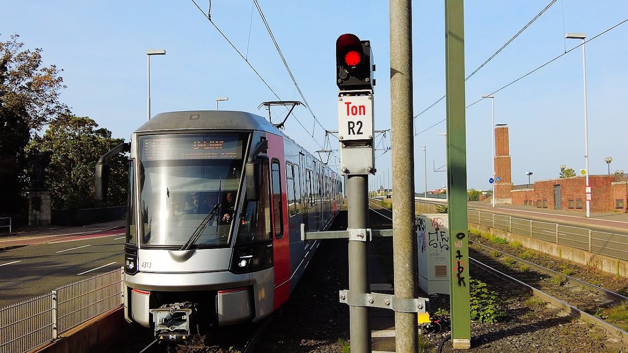Rheinbahn Straßenbahn U-Bahn Düsseldorf Germany 11.10.2023.4K