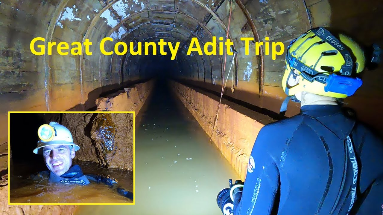 Great County Adit Trip... The longest man made drainage tunnel in the World !