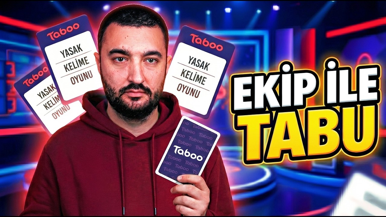 EKİP İLE MAKARALI TABU OYNADIK!!