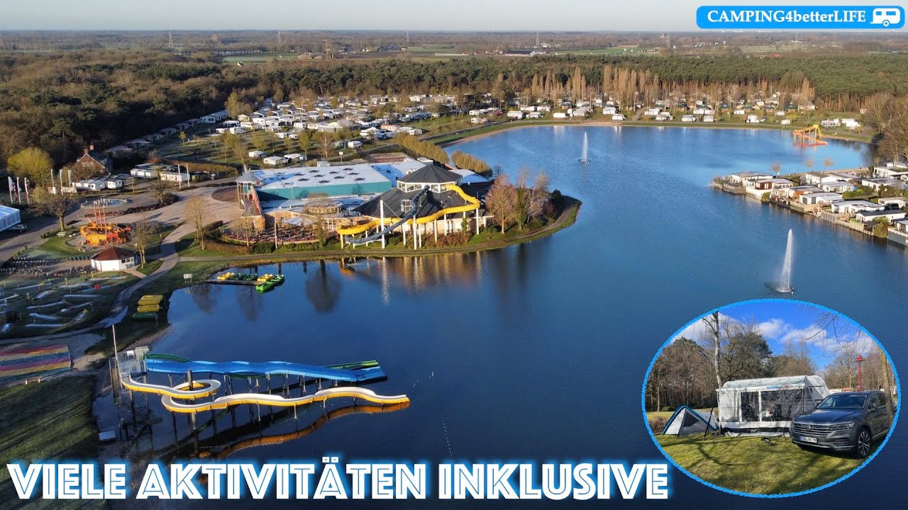 Campingpark Prinsenmeer: schöne Lage am See und sehr gute Inklusivangebote in Asten / Holland