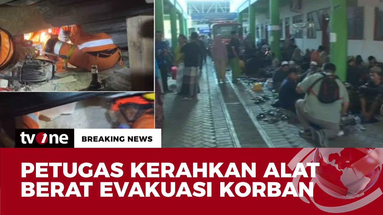 Alat Berat Mulai Dikerahkan untuk Evakuasi Korban Ponpes Ambruk di Sidoarjo | tvOne