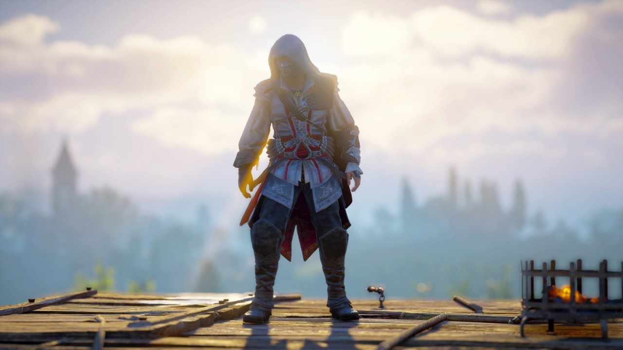 Assassin’s Creed Valhalla  - Ezio Legacy Outfit Stealth Kills Gameplay