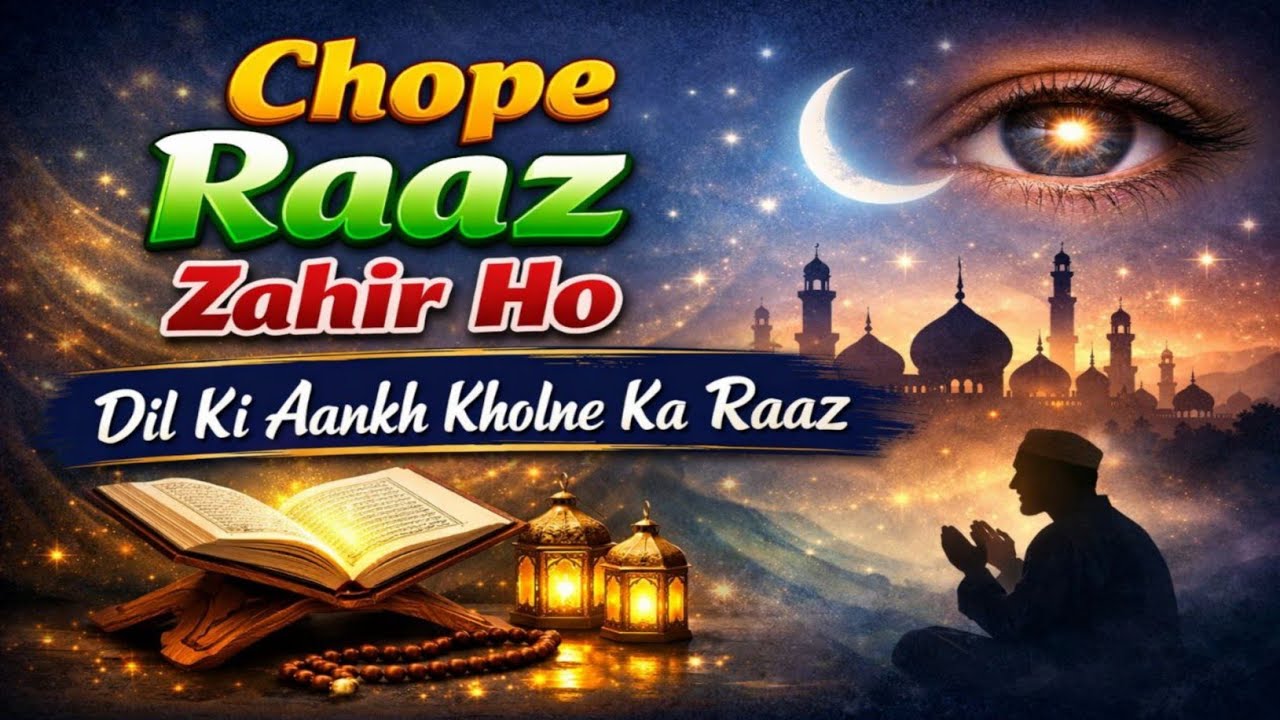Batini Ankh Kholne Ka Wazifa By Maulana Muhammed Afzal Barkati