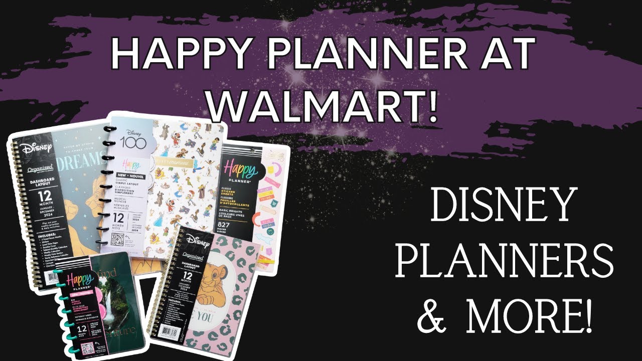 Walmart Haul- Disney Planners Simply Layouts!