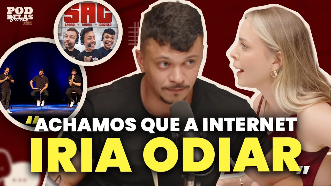 JULIO COCIELO comenta com TATA sobre IN&Iacute;CIO com RENATO ALBANI e VICTOR SARRO | PodDelas
