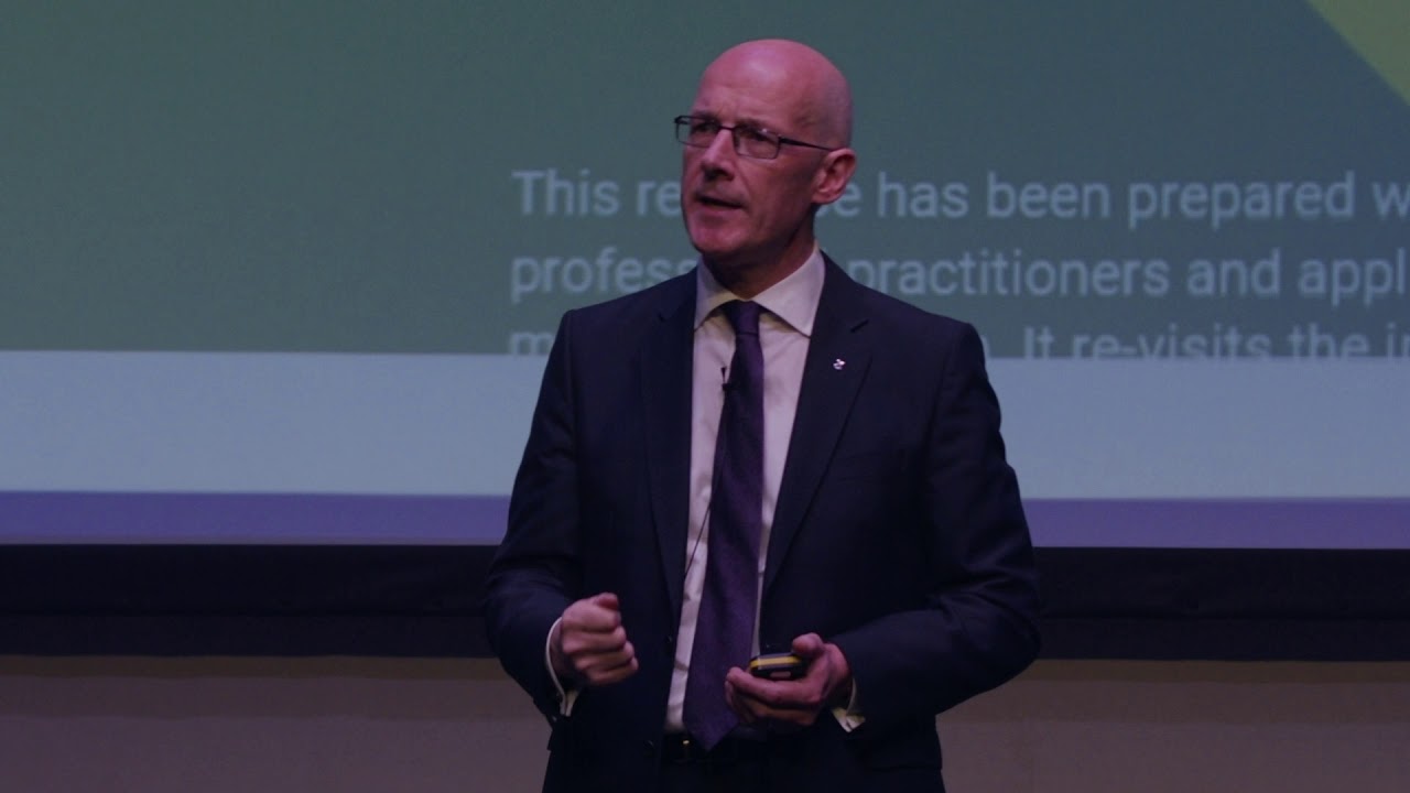 Deputy First Minister, John Swinney on Scotland's Curriculum for Excellence: Refreshed Narrative