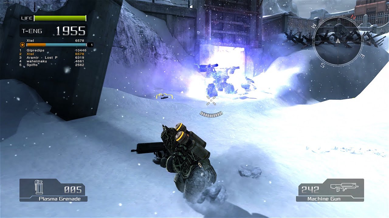 Lost Planet Extreme Condition Multiplayer - Deathmatch - Pirate Fortress - Machine Gun - 4K