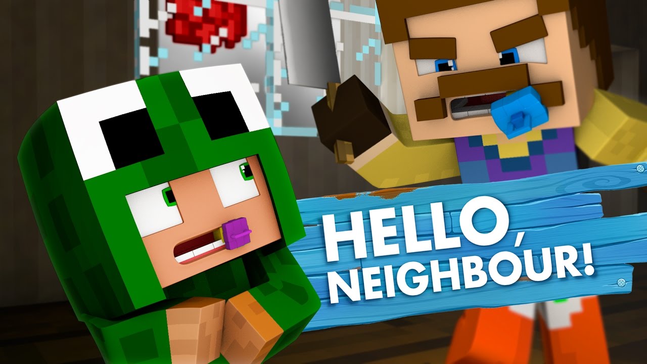Minecraft Baby Hello Neighbour - СОСЕД УБИЛ МОЕГО ДРУГА!