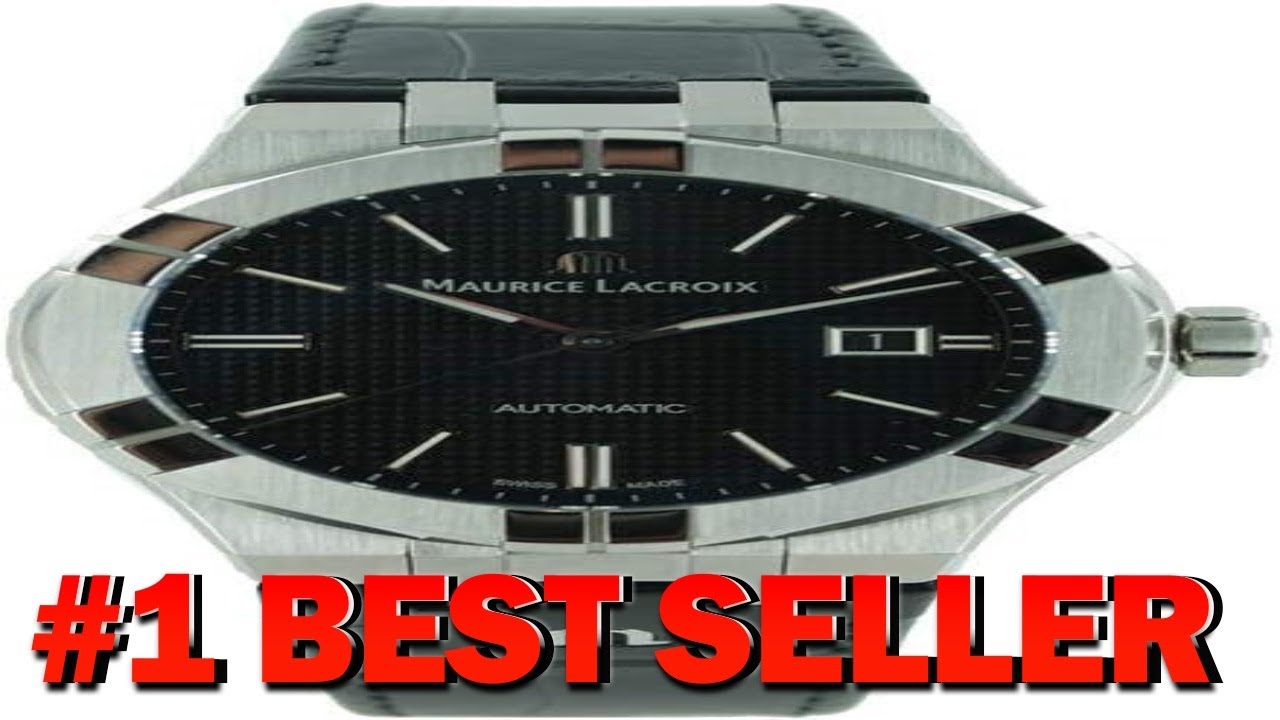 Maurice Lacroix Aikon Gents Automatic Watch 42 mm Black AI6008 SS001 330 1 - B07CNL4SCK