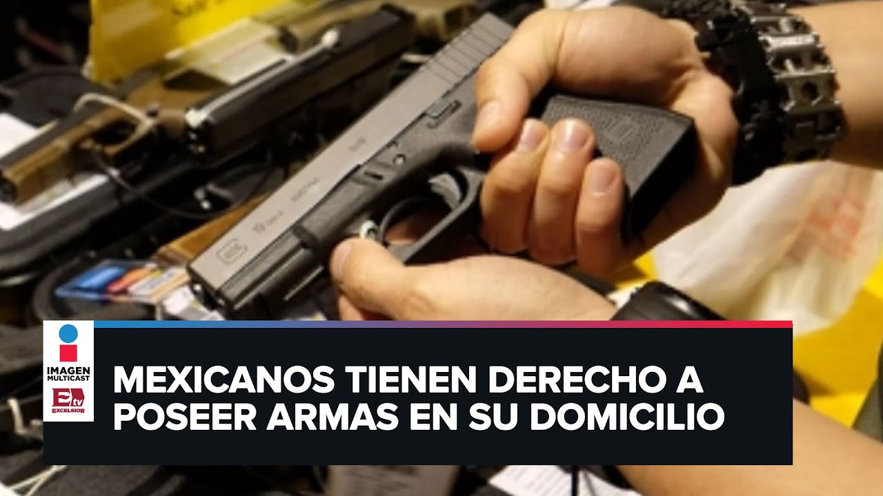 ¿Quién puede portar un arma de fuego en México?