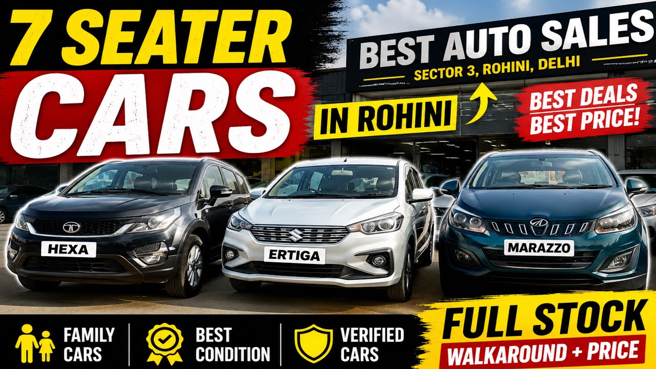 FAMILY CARS UNDER BUDGET | Used car market in Delhi | Best Auto Sales Rohini