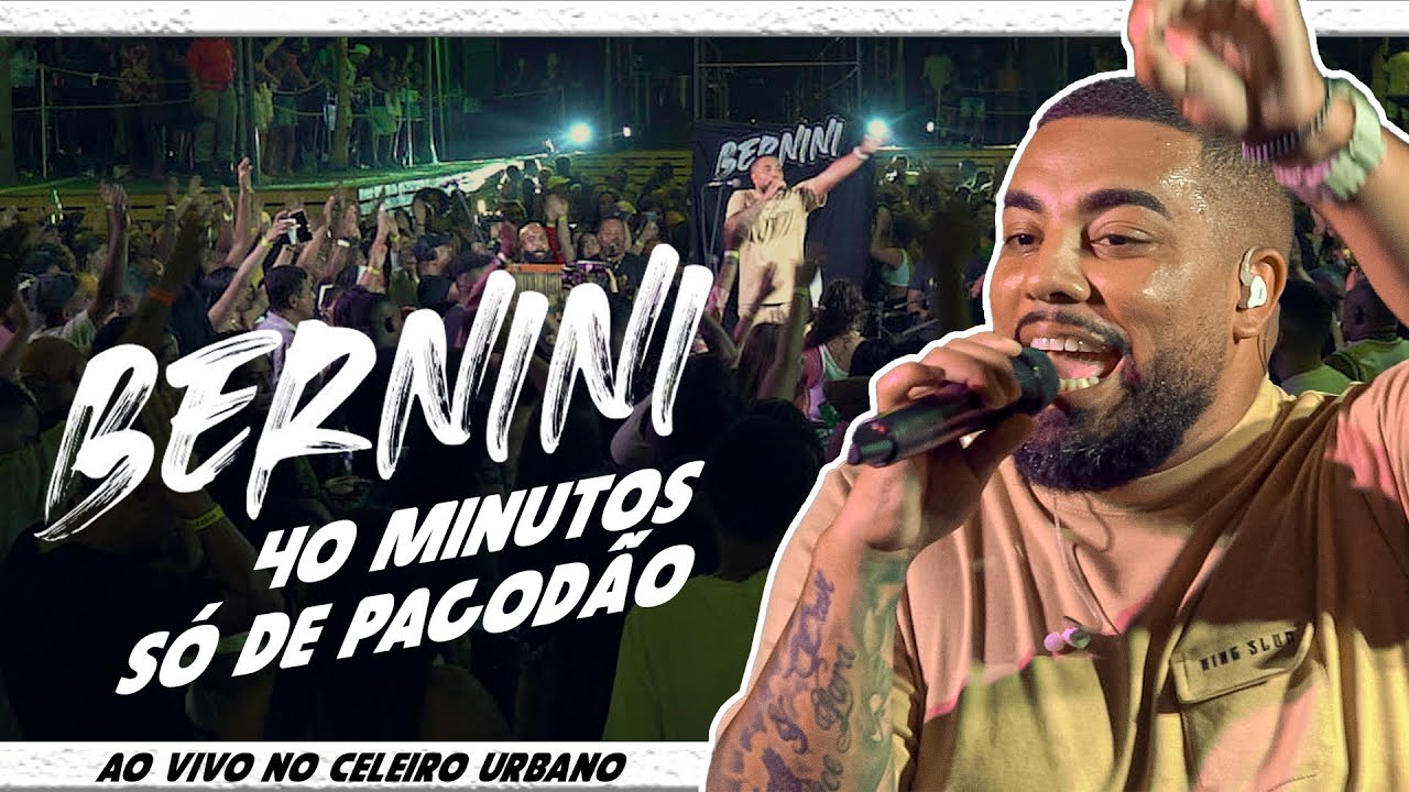 Bernini #SóPagodão - 40 Minutos dos sucessos do Samba e do Pagode Ao Vivo no Celeiro Urbano