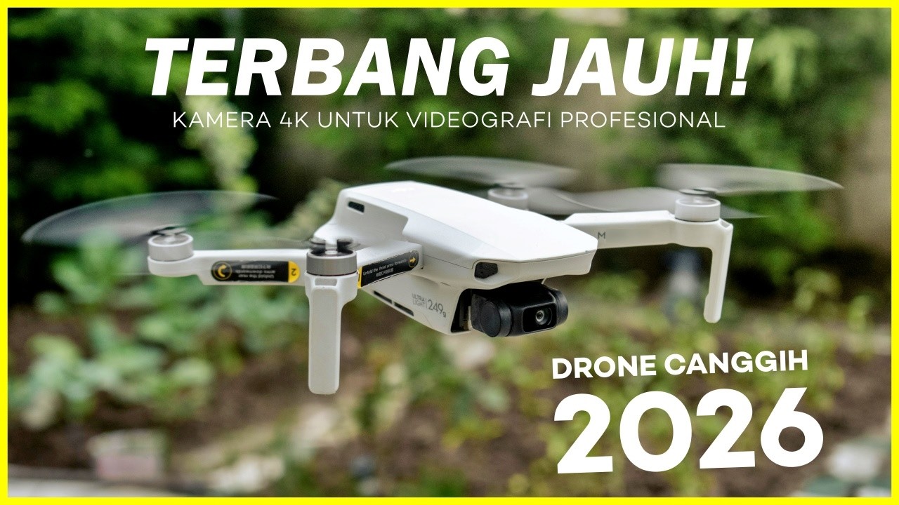 BARU! 10 Rekomendasi DRONE TERBAIK 2026 &ndash; Jarak jauh Kamera Jernih Video 4K Smooth