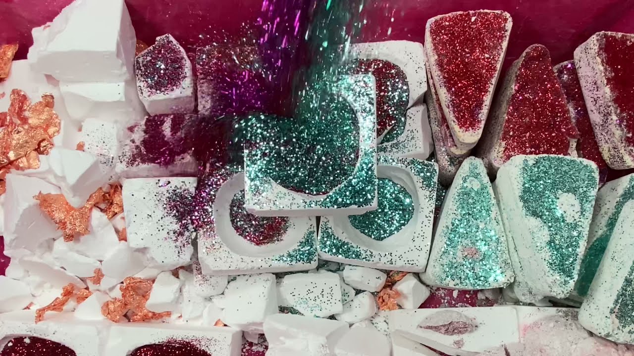 Gym Chalk Glitter Overload Crush ~ Extremely Powdery ~ UnrulyGirl Asmr