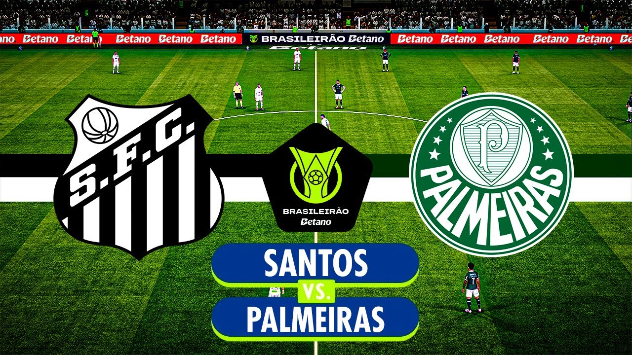 Santos x Palmeiras (15/11/2025) Brasileirão 2025 - eFootball 2026
