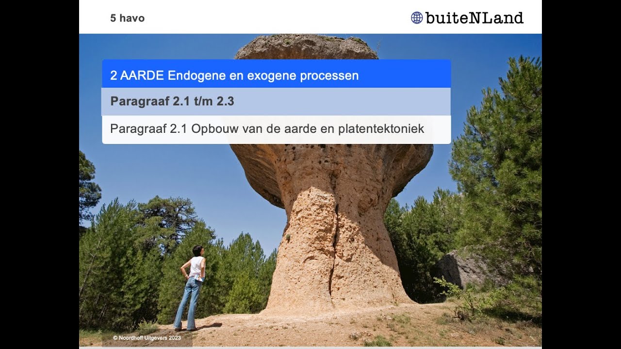 Hoofdstuk 2.1 Aardrijkskunde HAVO 5 FLEX: opbouw van de aarde en platentektoniek