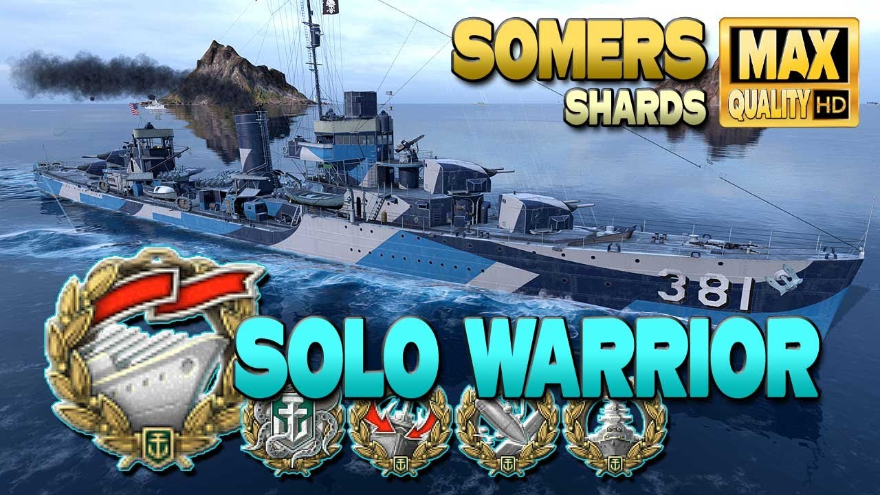 Niszczyciel Somers: SOLO WARRIOR na mapie Odłamki - World of Warships