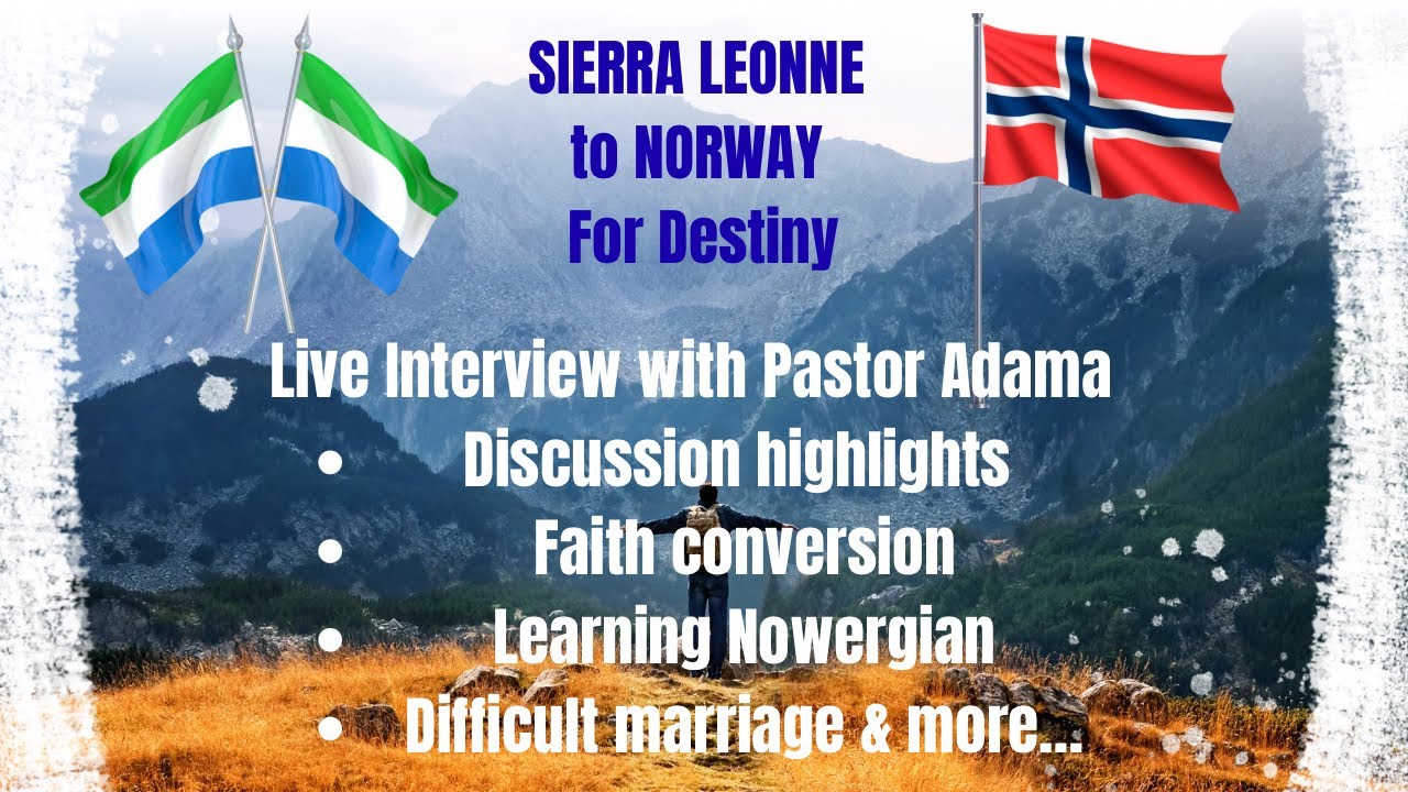 A Trip to Norway that changed the trajectory of my destiny -Despite my pains of 25yrs