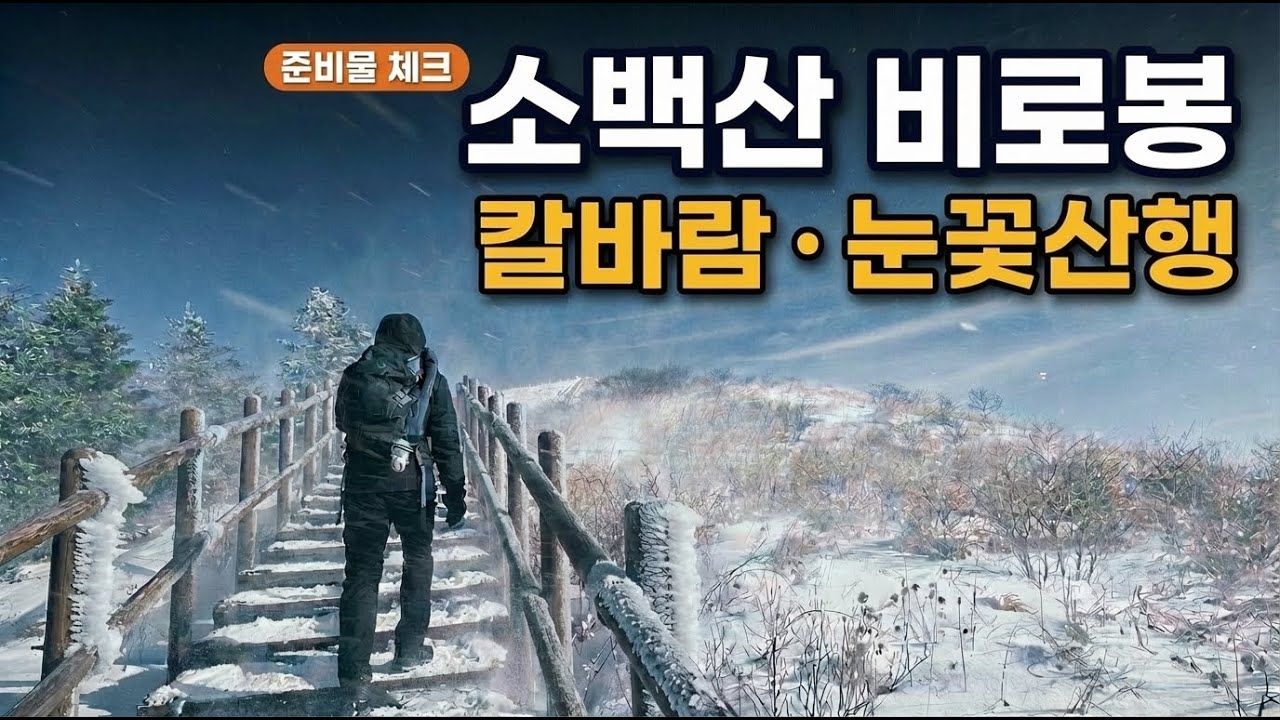 ❄️ 소백산 눈꽃산행, 천동코스에서 비로봉까지 다녀왔습니다.