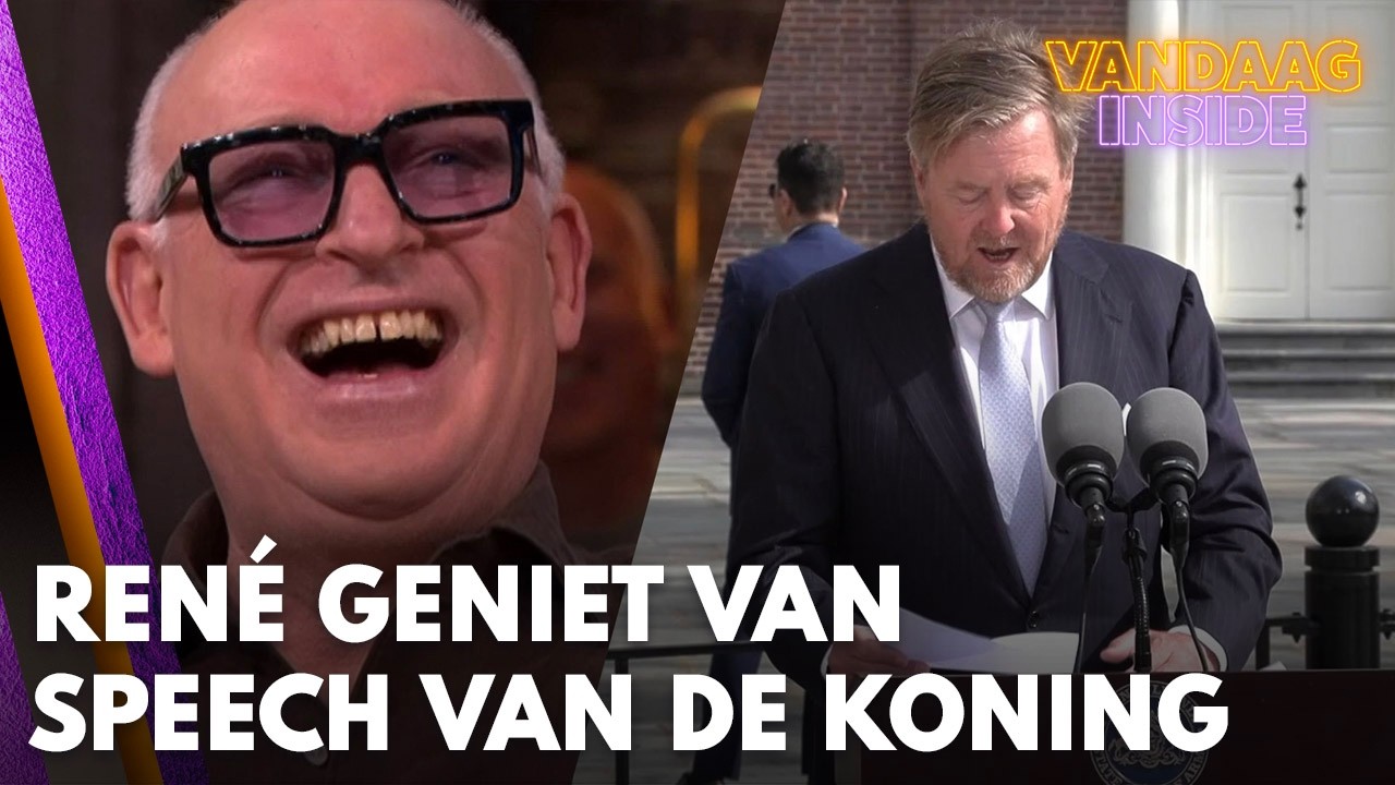 Ren&eacute; van der Gijp geniet van speech koning Willem-Alexander: 'Poppenkast!'