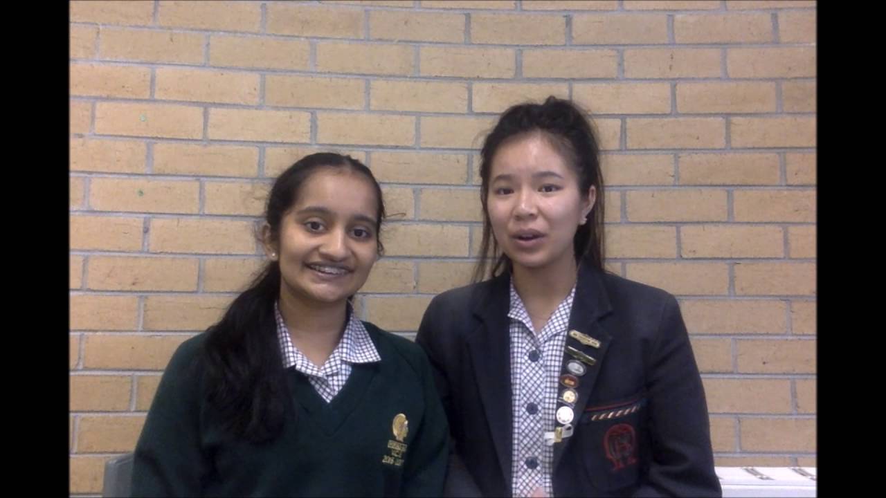 Girls Invent Macrobertson  School Aditi and Xialene