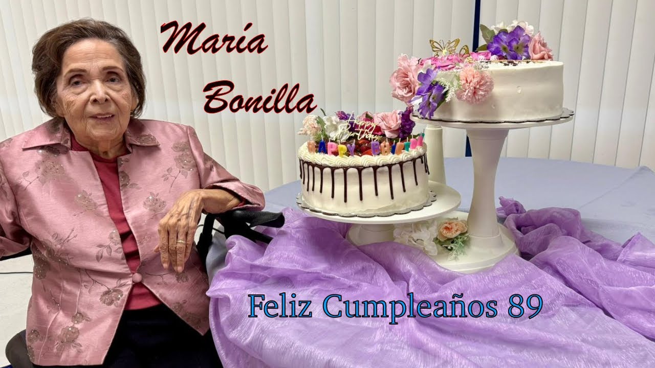 MARIA BONILLA Cumpleaños 89