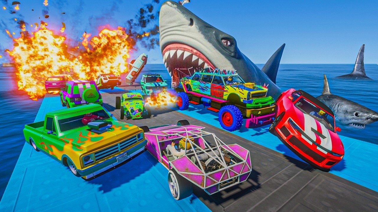 CARA A CARA CON COCHES ALEATORIOS Y EL ÚLTIMO EXPLOTA! NOS MUERDEN!! - GTA 5 ONLINE