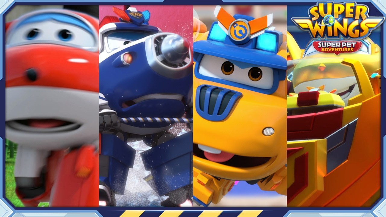 Superwings | S7 Highlight | Panda Monium and more | Super Pet Adventures | Ep.1~10