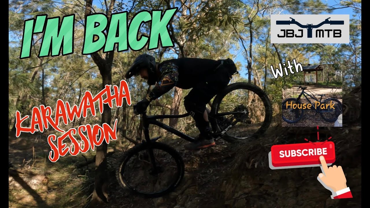1st Ride Back after 2 months off at KARAWATHA  with Parker// #jbjmtb #beenaminute #stokedtobeback