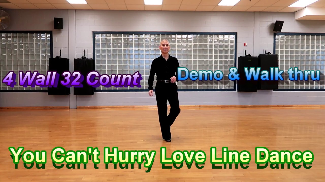 You Can't Hurry Love Line Dance, Demo, Walk Thru, Learn, Steps & Counts, FYLDC