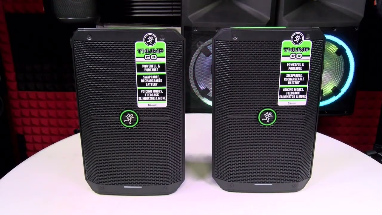 Mackie Thump Thump GO 8-Inch Portable Battery-Powered Loudspeaker
