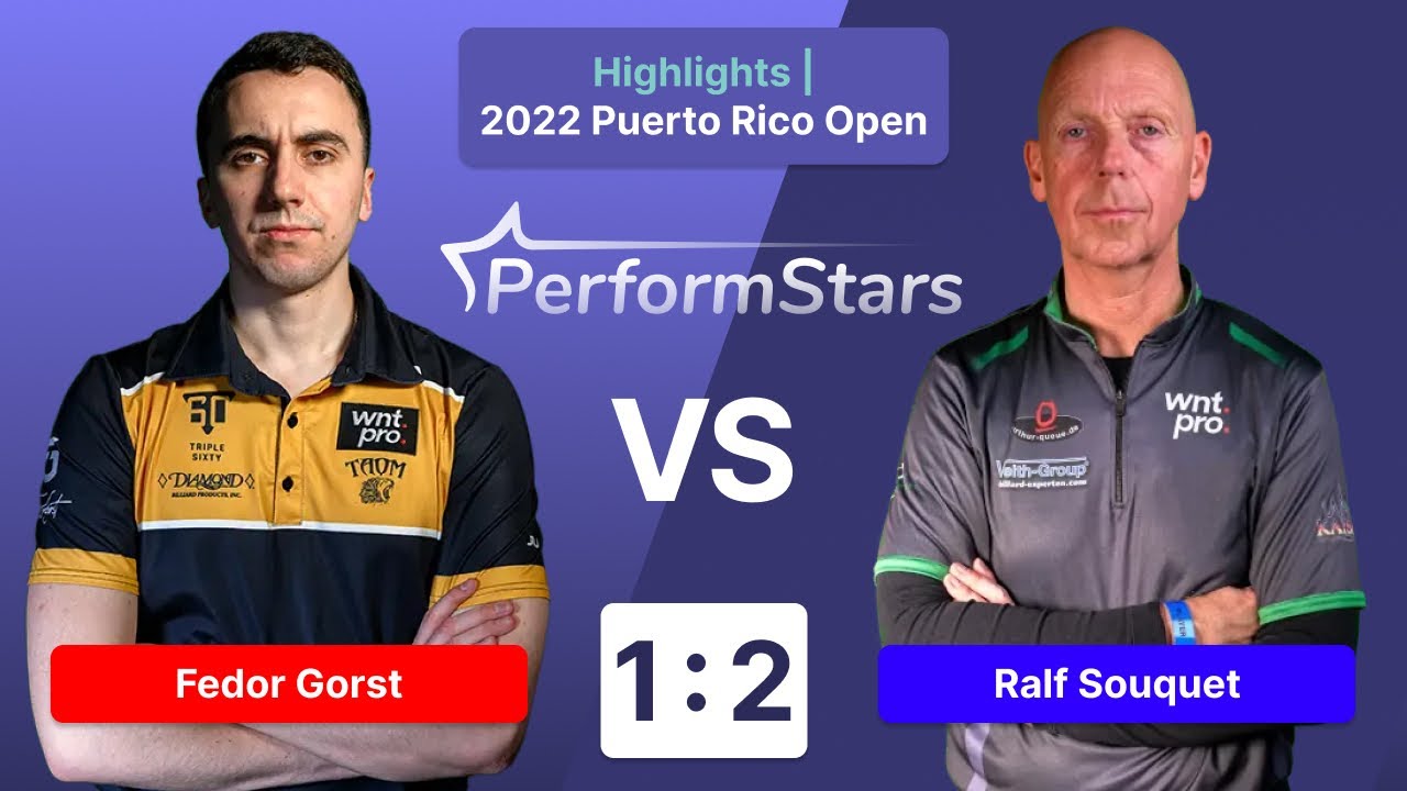 Pool Highlights | Fedor Gorst vs Ralf Souquet | 2022 Medalla Light Puerto Rico Open