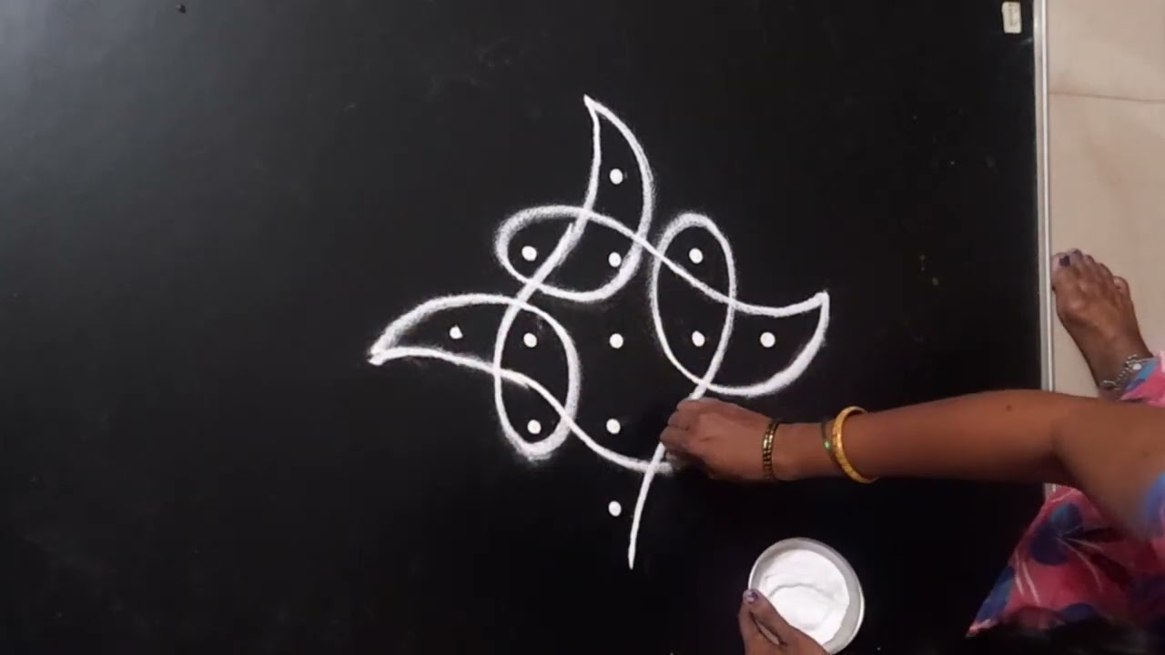 4 விதமான அழகிய கோலங்கள் /Tamilan tips channel 