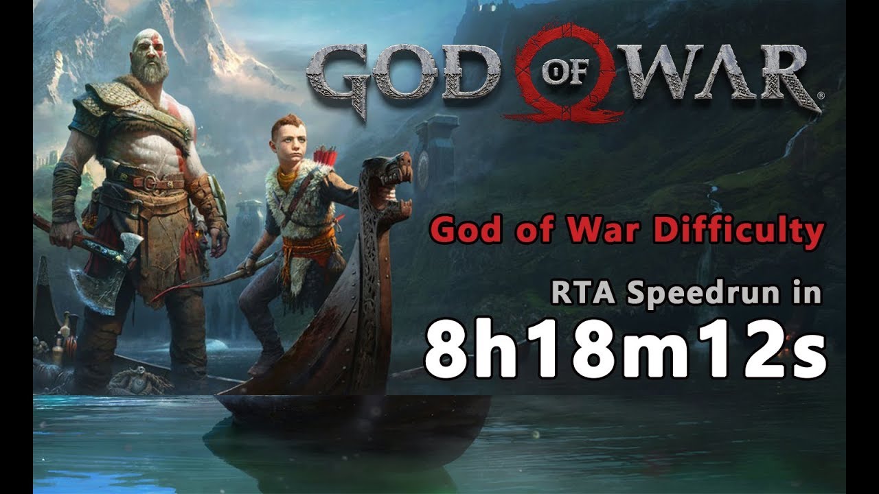 God of War (2018) - Speedrun in 8h18m12s [God of War Difficulty] 2018.6.28 World Record