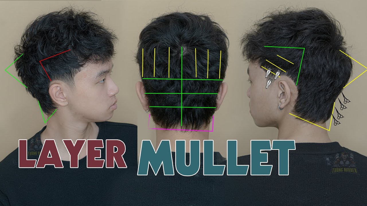 Hướng Dẫn Cắt Layer Mullet Chi Tiết Nhất TƯỜNG BARBER