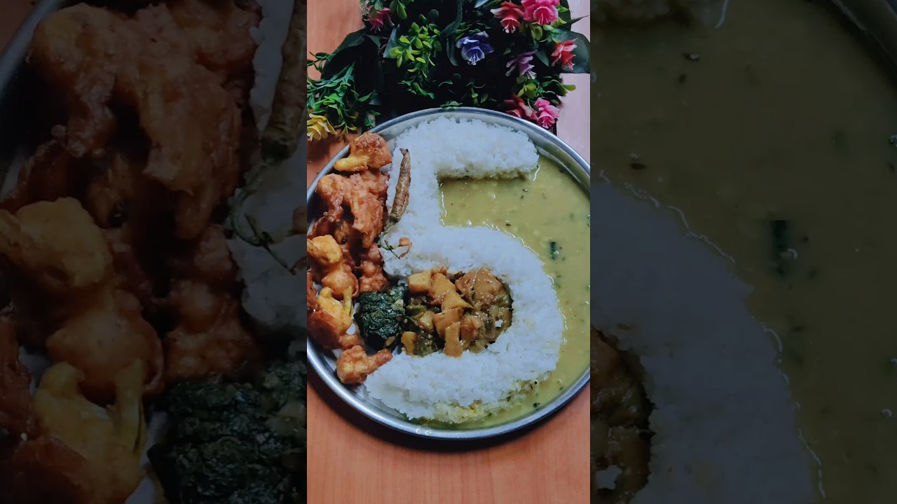 Aaj Ki Simple Desi Thali 🍛 | Chawal Dal Sabzi