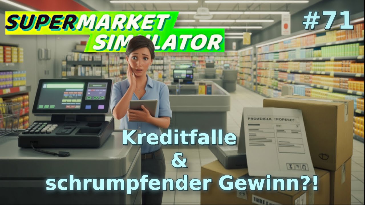🛒 Supermarket Simulator – Folge #71 | Kreditfalle & schrumpfender Gewinn?!