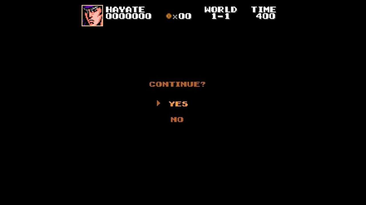 Game Over: Super Mario Bros. Crossover (Flash) (Ninja Gaiden variants)
