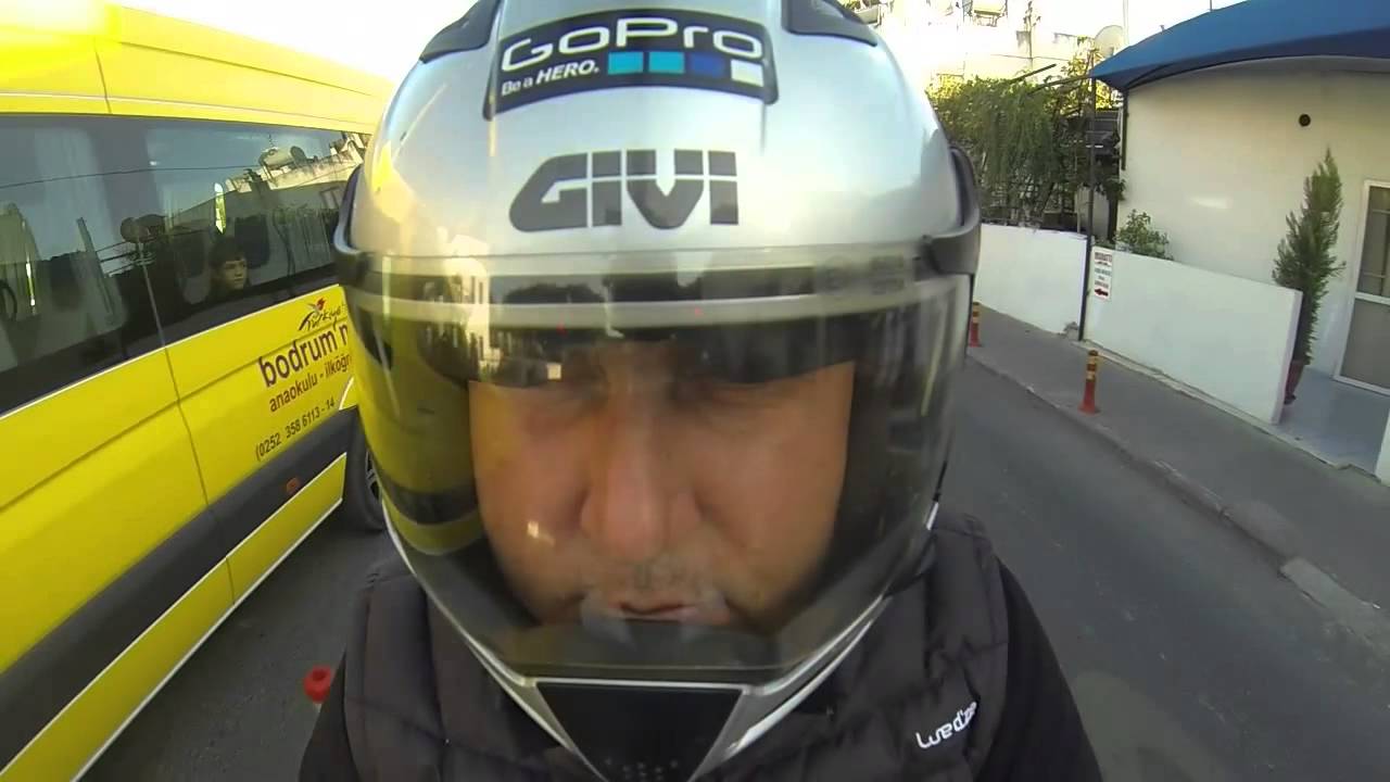GoPro Hero3 Onboard Motorcycle Helmet -Yamaha Xenter 150cc - Motosiklet Kaskından Onboard Çekim