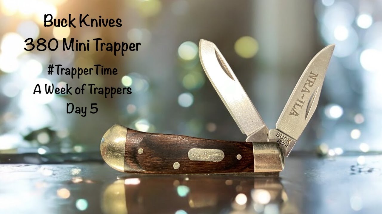 Trapper Time, день 5 - Ножи Buck Knives 380 Mini Trapper - #TrapperTime @HTS_EDC